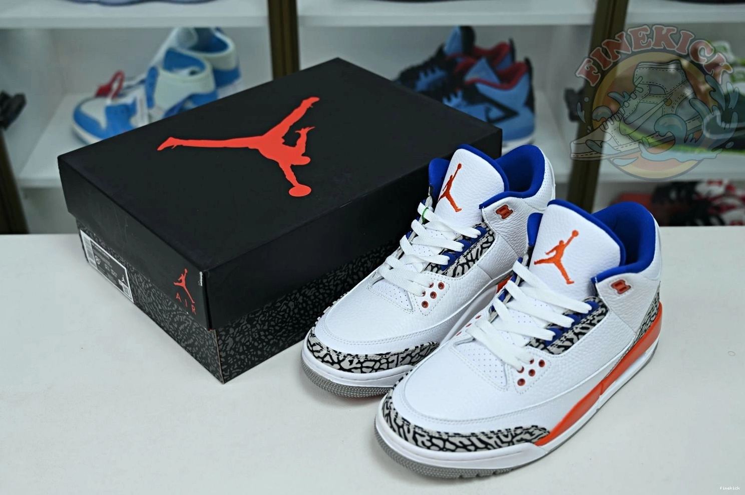 RETRO JORDAN AIR 3 'KNICKS' 0819